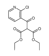 2-(2-氯烟酰基)丙二酸二乙酯 结构式