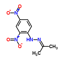 丙酮2,4-二硝基苯腙 结构式