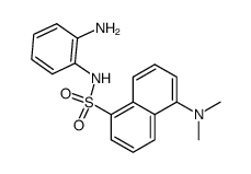 N-(2-氨基苯基)-5-(二甲氨基)-1-萘磺酰胺 结构式