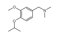Benzenemethanamine, 3-methoxy-N,N-dimethyl-4-(1-methylethoxy)- 结构式