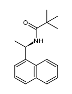 Propanamide, 2,2-dimethyl-N-[1-(1-naphthalenyl)ethyl]-, (R)- 结构式