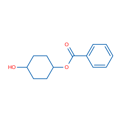4-苯甲酰基氧基环己醇 结构式