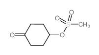 (4-OXOCYCLOHEXYL) METHANESULFONATE 结构式