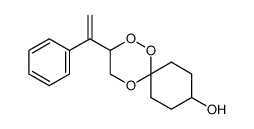 3-(1-苯基乙烯基)-1,2,5-三氧杂螺[5.5]十一烷-9-醇 结构式