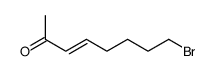 8-溴-3-辛烯-2-酮 结构式