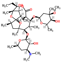 脱水红霉素A 结构式