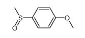 1-甲氧基-4-[(S)-甲基亚磺酰基]苯 结构式