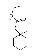 Piperidinium, 1-(2-ethoxy-2-oxoethyl)-1-methyl-, iodide (1:1) 结构式
