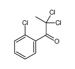 2,2-二氯-1-(2-氯苯基)-1-丙酮 结构式