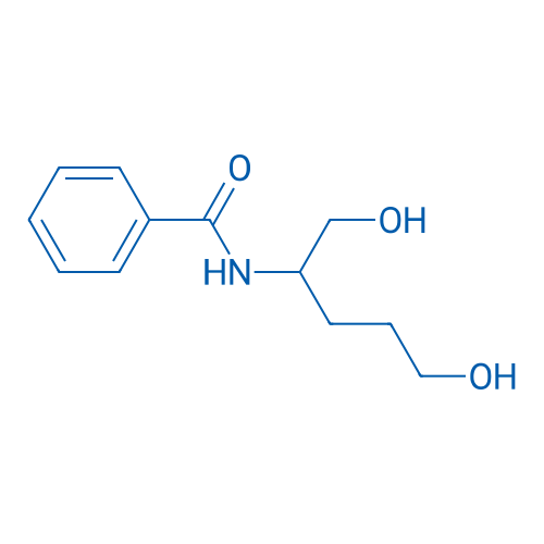 N-(1,5-二羟基-2-戊基)苯甲酰胺 结构式