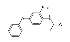 N-(2-氨基-4-苯氧基苯基)乙酰胺 结构式