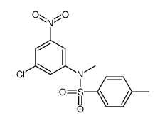 N-(3-氯-5-硝基苯基)-N,4-二甲基苯磺酰胺 结构式