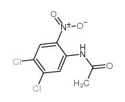 N-(4,5-二氯-2-硝基苯基)乙酰胺 结构式