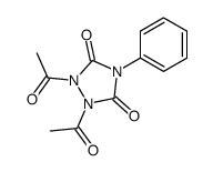 1,2-二乙酰基-4-苯基-1,2,4-三唑烷-3,5-二酮 结构式