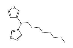 3-Thiophenamine, N-octyl-N-3-thienyl- 结构式