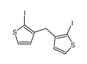3,3'-亚甲基双[2-碘噻吩] 结构式