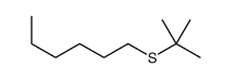 Hexane, 1-[(1,1-dimethylethyl)thio]- 结构式