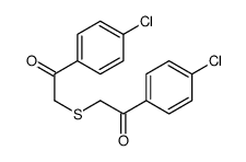 1-(4-CHLORO-PHENYL)-2-[2-(4-CHLORO-PHENYL)-2-OXO-ETHYLSULFANYL]-ETHANONE 结构式