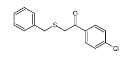 2-(benzylsulfanyl)-1-(4-chlorophenyl)ethanone 结构式