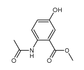 2-乙酰氨基-5-羟基苯甲酸甲酯 结构式
