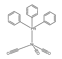 三羰基(三苯基膦)镍 结构式