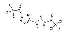 Ethanone, 1,1'-[2,2'-bi-1H-pyrrole]-5,5'-diylbis[2,2,2-trichloro- (9CI) 结构式