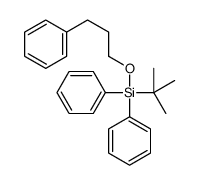 Silane, (1,1-dimethylethyl)diphenyl(3-phenylpropoxy)- (9CI) 结构式