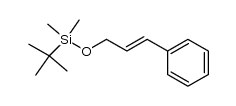 Benzene, [(1E)-3-[[(1,1-dimethylethyl)dimethylsilyl]oxy]-1-propen-1-yl]- 结构式