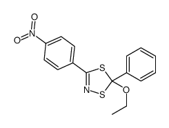5-乙氧基-3-(4-硝基苯基)-5-苯基-1,4,2-二噻唑 结构式