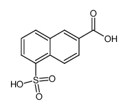 5-磺基-2-萘甲酸 结构式