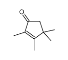 2,3,4,4-四甲基环戊-2-烯酮 结构式