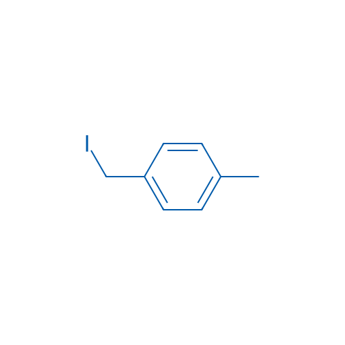 1-(碘甲基)-4-甲基苯 结构式