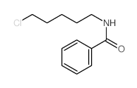 N-(5-氯戊基)苯甲酰胺 结构式