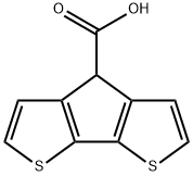 4H-环戊并[2,1-b:3,4-b']二噻吩-4-羧酸 结构式