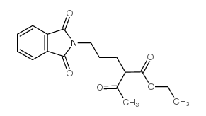 2-(3-N-邻苯二甲酰亚胺丙基)乙酰乙酸乙酯 结构式