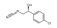 (1S)-2-叠氮基-1-(4-氯苯基)乙烷-1-醇 结构式