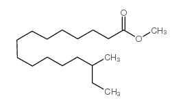 14-甲基十六烷酸甲酯 结构式