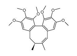 Dibenzo[a,c]cyclooctene, 5,6-dihydro-1,2,3,10,11,12-hexamethoxy-6,7-dimethyl-, stereoisomer 结构式