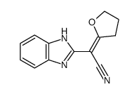 1H-Benzimidazole-2-acetonitrile, α-(dihydro-2(3H)-furanylidene)- 结构式
