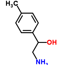 2-氨基-1-(4-甲基苯基)乙醇 结构式