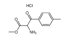 4-甲基-β-氧代苯丙氨酸甲酯盐酸盐 结构式