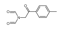 Formamide, N-formyl-N-[2-(4-methylphenyl)-2-oxoethyl]- 结构式