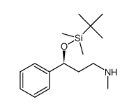 Benzenepropanamine, γ-[[(1,1-dimethylethyl)dimethylsilyl]oxy]-N-methyl-, (γS)- 结构式