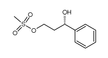 1,3-Propanediol, 1-phenyl-, 3-methanesulfonate, (1S)- 结构式