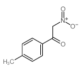 2-硝基-1-(4-甲基苯基)乙酮 结构式
