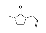1-甲基-3-(2-丙烯-1-基)-2-吡咯烷酮 结构式