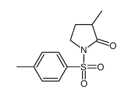 3-甲基-1-(对甲苯磺酰基)吡咯烷-2-酮 结构式