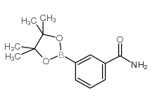 3-氨甲酰基苯硼酸频哪醇酯 结构式