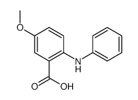 5-甲氧基-2-(苯基氨基)苯甲酸 结构式