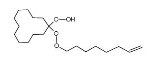 Hydroperoxide, 1-(7-octenyldioxy)cyclododecyl (9CI) 结构式